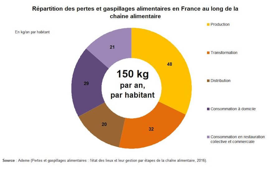 gaspillage alimentaire les causes